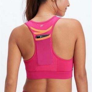 Pink Set Fabletics Legging & Sports Bra Set